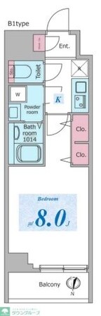 ドゥーエ板橋区役所前の物件間取画像